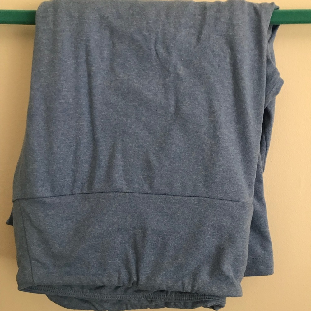 Light heathered blue leggings TC